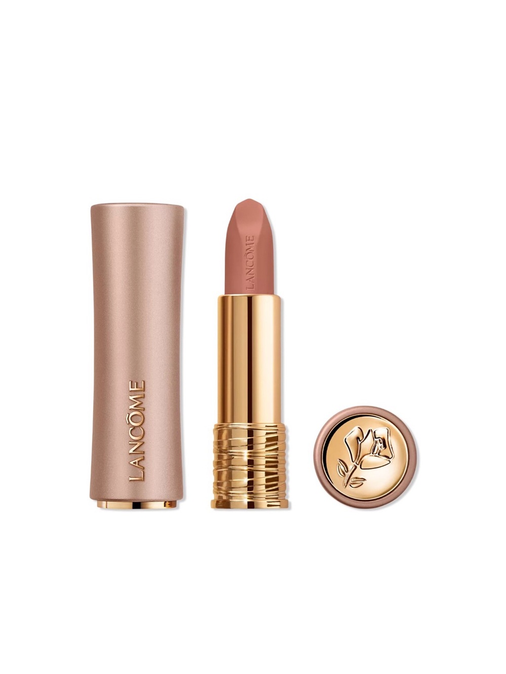 L'Absolu Rouge unspoken feelings Creamy Nude brown Lipstick